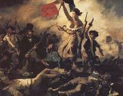 Eugene Delacroix Liberty Leading the People(28 th July 1830) (mk09) France oil painting artist
